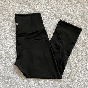 Lululemon Black Crop Leggings - size 4 (#1)